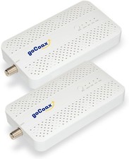 goCoax MoCA 2.5 Adapter with 2.5GbE Ethernet Port. 2-pack MA2500D, White  picture