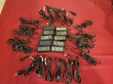 LOT OF 10 GENUINE HP 45W BLUE TIP AC ADATPERS 19.5V WITH POWER CORD picture