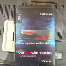 Samsung 990 PRO w/ Heatsink 2TB PCIe 4.0 x4 NVMe M.2 SSD 7450MB/s picture