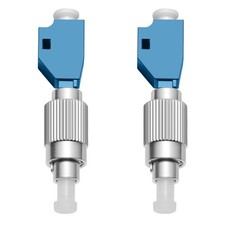 2 Pack-Visual Fault Locator Adapter, LC/UPC Female to FC/UPC Male Simplex Fib... picture