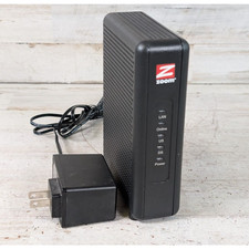Zoom Cable Modem DOCSIS 3.0 5345 Series 1112 Black w Power Adapter picture