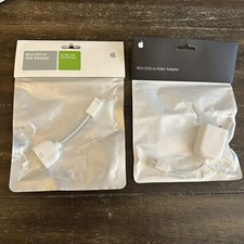 NEW APPLE MACBOOK MINI DVI TO VGA ADAPTER SET M9320G/A M9109G/A picture