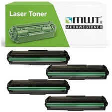 Eurotone 4x Tonerkassette Compatible for Samsung Mlt101s +Mltd101s Black PLUS15 picture