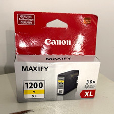 Canon Original Genuine MAXIFY 1200 XL Yellow XL Ink Cartridge picture