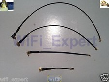 2-8in 1.13MM MMCX Male Right Angle U.FL IPX Pigtail Cable WIFI Wireless LOW LOSS picture