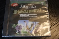 Encyclopedia Brittanica Profiles Dinosaurs Win 98/2000 and Mac 10.1 Software CD picture