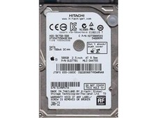 HITACHI HTS547550A9E384 500GB SATA HARD DRIVE P/N: 0J27701  tested good picture