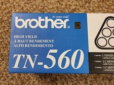 Original/Genuine BROTHER TN-560 Black Toner OEM NEW/SEALED picture