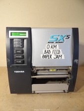 Toshiba TEC B-SX5T Thermal Label Printer Parallel - 0 KM - BAD FEED / PAPER JAM picture