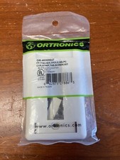 Ortronics OR-40300547, 3-Port, TracJack, Faceplate - Fog White - Lot of 2 picture