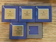 1x NOS Motorola MC68020RC12E 4B87E 68020 Motorola vintage CPU AMIGA GOLD picture