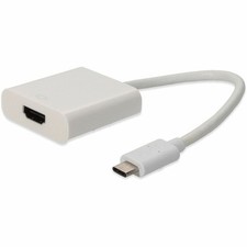 AddOn 5-Pack of USB 3.1 (C) Male to HDMI Female White Adapters picture