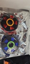 3D PRINTING Ziro PLA Pro Filament, 1.75mm, Two Rolls Brand New Sealed Red,  Blue picture