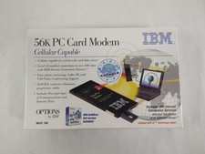 New IBM 56K PC Card Data/Fax Modem Kit with XJACK Model 196 picture