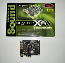 Creative Sound Blaster X-Fi Titanium SB0880 PCI-E 7.1 Sound Card Optical I/O picture