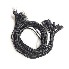 Yung Li I-sheng (Qty 10) 6 Ft NEMA 5-15P to C13 Computer Power Cables 3-Prong picture
