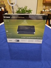 D-Link  DES (DES1105) 5-Port 10/100 Desktop External Switch Factory Sealed NIB picture