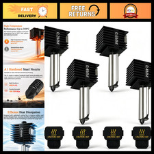 4-Pack Mini Hotend Kit 0.2/0.4/0.6mm for 3D Printers - A1/A2L Nozzle Upgrade picture