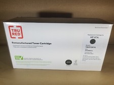 TruRed Toner Cartridge For HP 87A New in Box TRCF287A Black picture
