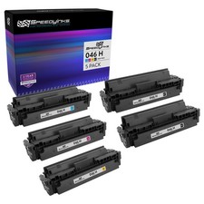Speedy Compatible Canon 046H High Yield Toner: 2 Black 1 Cyan 1 Magenta 1 Yellow picture