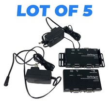 LOT OF 5 Startech VGA ST122UTPA Video and Audio over Cat5 Mini Extender picture