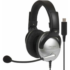 Multimedia Stereo Headphone With USB Plug SB45 USB PC Computer Audio Red picture