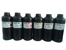 6x500ml ND® LED UV Curable inkjet for Flatbed L800 L1800 R1390 R1400, DX5/DX7 picture