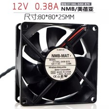 NMB 3110KL-04W-B70 8025 12V 0.38A 8CM 2-Wire Cooling Fan picture