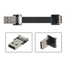 Xiwai Down Angled USB 2.0 Type-A Male to Type-A Male Data Flat Slim FPC Flat FPC picture