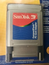 SanDisk PC Card Adapter for CompactFlash PCMCIA SDCF-38 (80-56-00348) NOS✅ picture