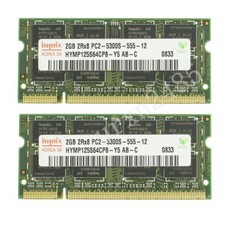 4GB 2x 2GB PC2-5300S DDR2 667MHz 200PIN CL5 SODIMM Laptop Memory RAM For Hynix picture