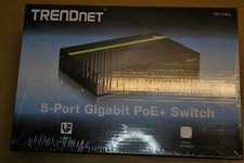 Trendnet-TPE-TG80G 8-Port Gigabit PoE+ Switch New In Unopened Box picture