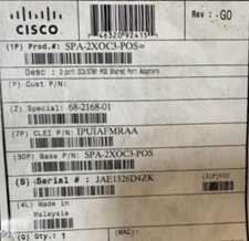 New in Box Cisco SPA-2XOC3-POS Shared Port Adapter (sealed) picture