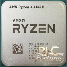 Used AMD Ryzen 3 3300X 4-Core 8Thread 3.8-4.3 GHz Socket AM4 65W CPU Processor picture