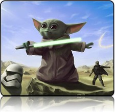 C1 BABY YODA CUP DESK MAT MOUSE PAD HOME OFFICE GIFT STAR WARS THE MANDALORIAN picture