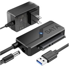 External Hard Drive Reader with Power Supply picture
