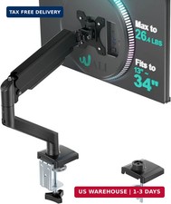 WALI Adjustable Single Monitor Arm for 13-34 inch Screens, up to 26.4 lbs picture
