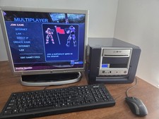 RESTORED/w SSD RETRO DOS GAMING DUAL BOOT WINDOWS 98 XP DESKTOP NVIDIA FX5200 picture
