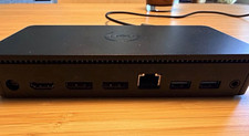 Dell D600 USB-C Docking Station Black HDMI DisplayPort USB 3.0 RJ-45 Ethernet picture