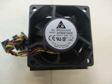 Delta Electronic Inc AFB0612EH Used DC Brushless Fan (Red, Yellow, Black Wirers) picture