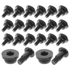 150Pcs Durable Iron Screws for 35Inch Hard Drives with Vibration Dampers Black picture