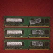 Samsung 3GB (3x1GB) DDR2 PC2-5300U 240-Pin DIMM Unbuffered M378T2953CZ3-CE6 picture