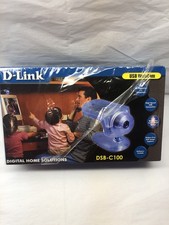 VINTAGE D-LINK USB WEBCAM, DSB-C100, WITH FLOPPY DISK. New - Partially Sealed. picture