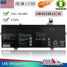 New HB4593R1ECW 7.6V 56.3Wh Battery for Matebook 14