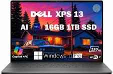 Dell XPS 13 9345 Business Laptop, Snapdragon X Elite, 16GB LPDDR5X RAM, 1TB SSD picture
