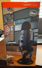 LOGITECH BLUE YETI PREMIUM MULTI PATTERN USB Microphone (Blackout) BRAND NEW picture