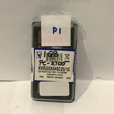 Kingston RAM 1GB PC2700 DDR3 SDRAM 184-Pin DIMM KVR333X64SC25/1G (LOT OF 2) picture