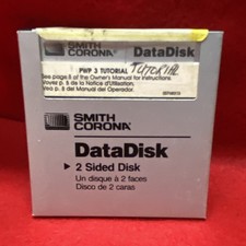 Smith Corona DataDisk 2 Sided Disk PWP 3 Tutorial S61838 Floppy Disk picture