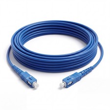 UPC LC-LC SC-SC Fiber Optic Patch Cord Simplex Single Mode Armored Blue 1M-30M picture