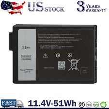 LOT 7WNW1 Battery For Dell Latitude 5424 5420 7424 Rugged Extreme GK3D3 DMF8C picture